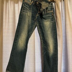 Silver Jeans Men's Bootcut in Dark Blue